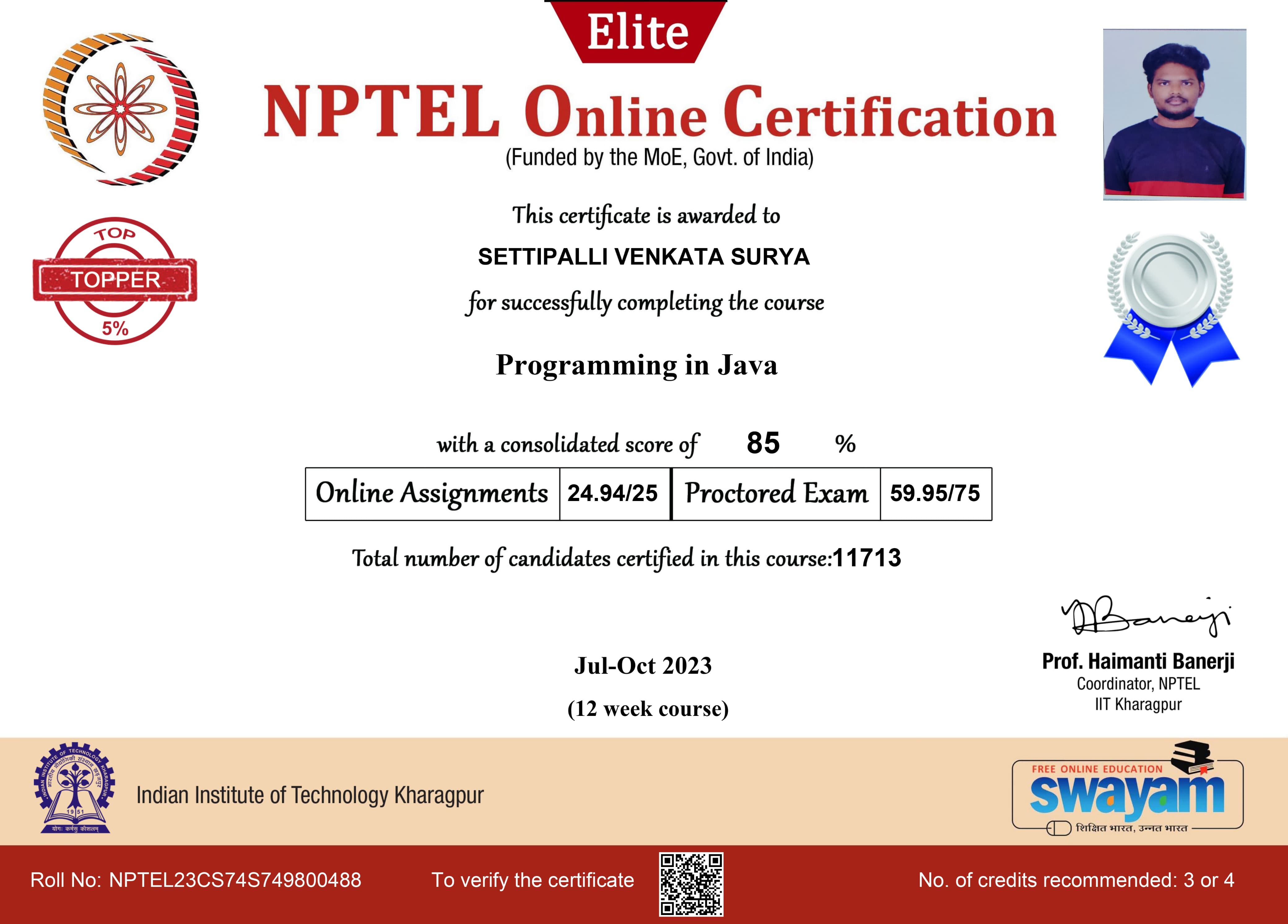Certificate 1